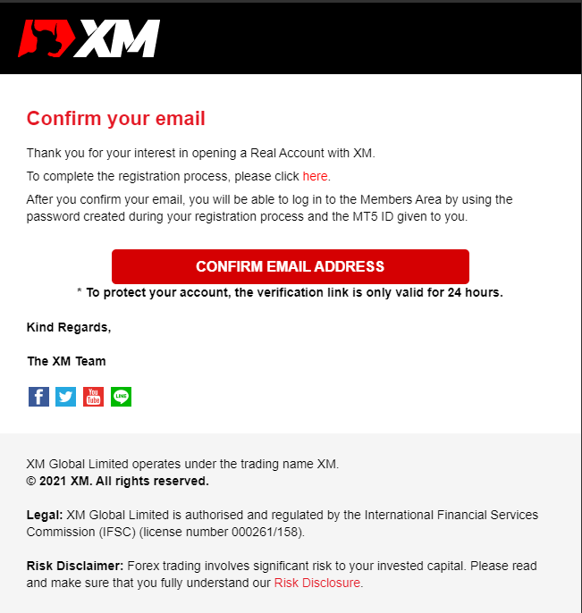 How to open an XM Group real account