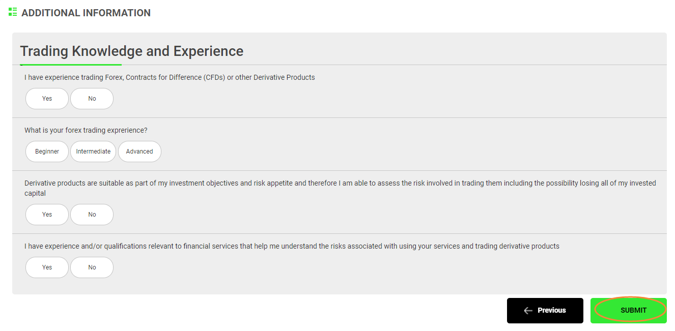 How to open an IC Markets live account