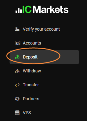 How to deposit funds into IC Markets account